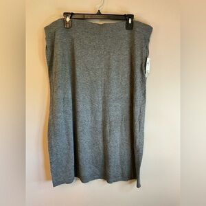 Alfani Modern Luxe A-Line Skirt Midnight Grey Heather 3x